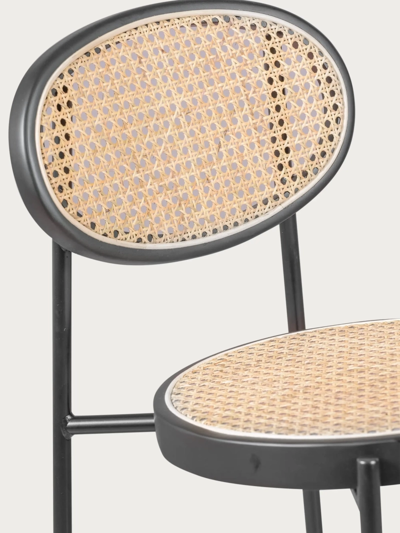 stolička vintage s klasickým designem z přírodního ratanu (74 cm) - North NEST DREAM - 5