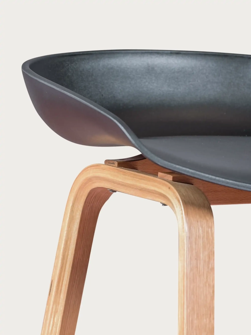 Taburete nórdico con patas de madera de haya (63cm) - Daxer NEST DREAM - 10