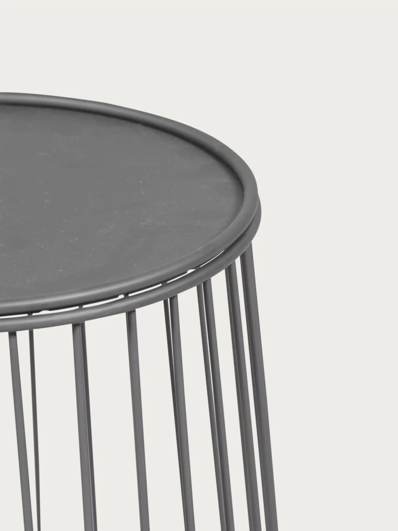 Round steel side table suitable for outdoor use - Tanzania NEST DREAM - 1