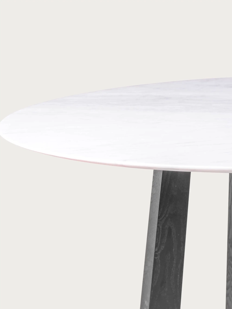 Carrara marble round dining table (150cm) - Soho NEST DREAM - 4