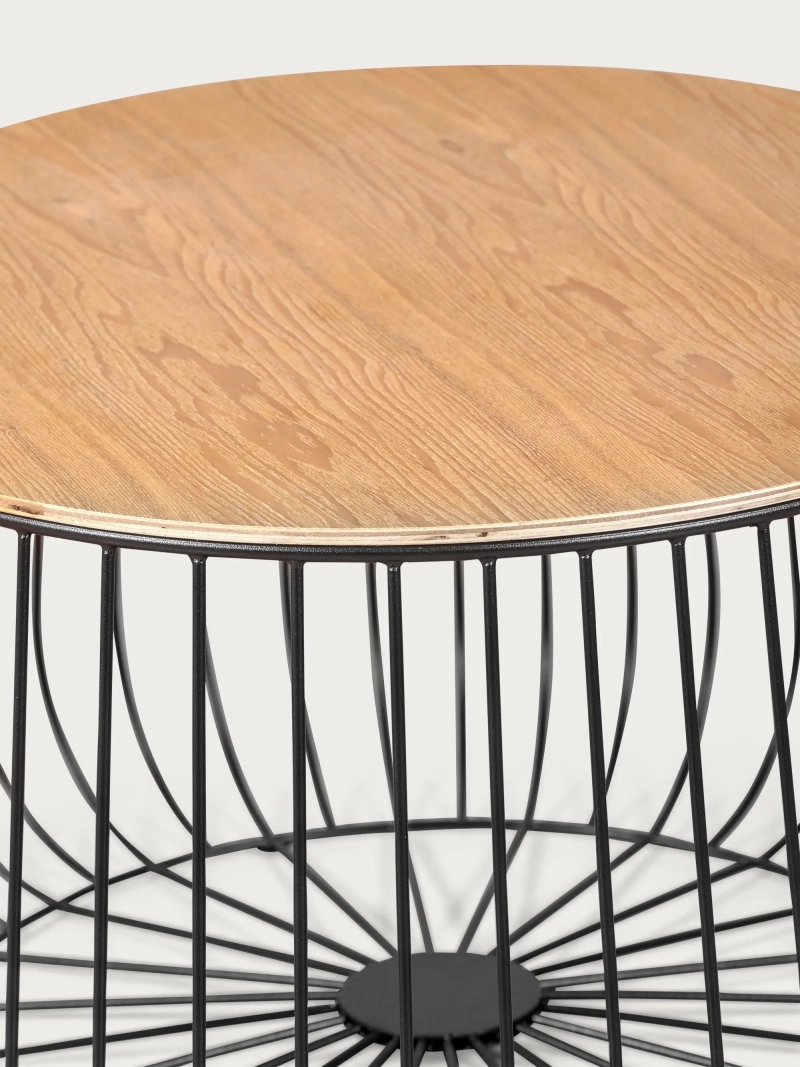 Couchtisch aus Eschenholz und lackiertem Stahl - Zurich NEST DREAM - 1