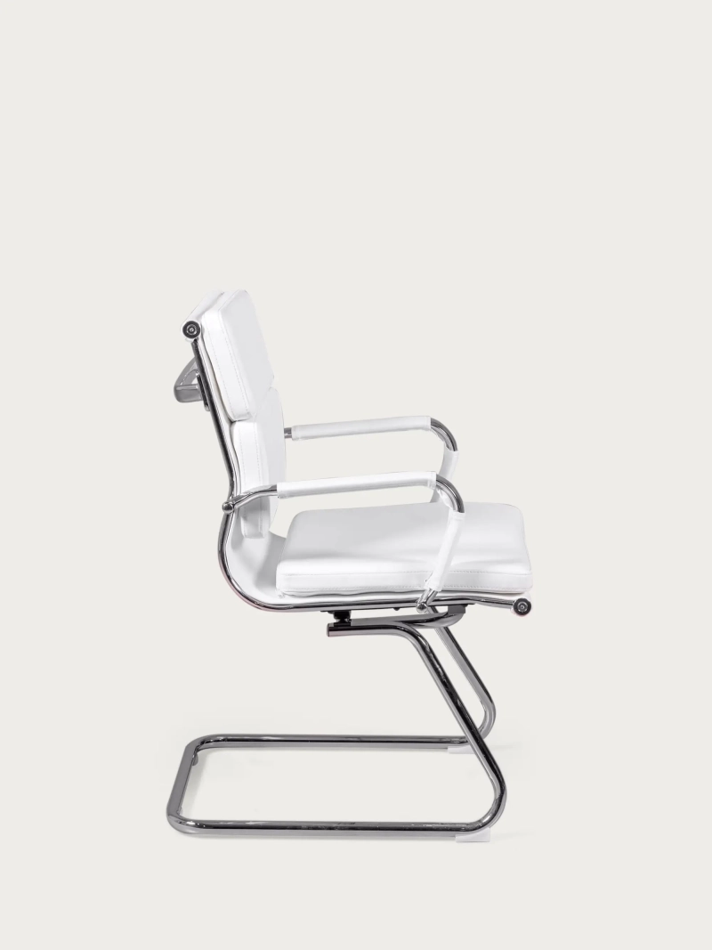 Vaste bureaustoel met lage rugleuning en gestoffeerde afwerking - Alu S NEST DREAM - 10