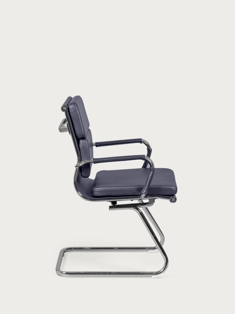Silla de oficina fija con respaldo bajo y acabado tapizado - Alu S NEST DREAM - 1
