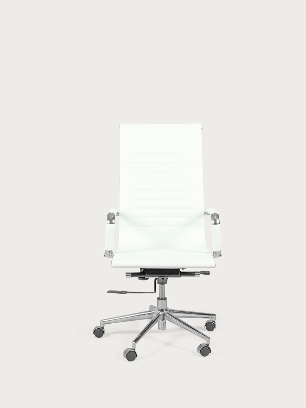 Office chair with high back upholstered in eco-leather - Alu NEST DREAM - 5