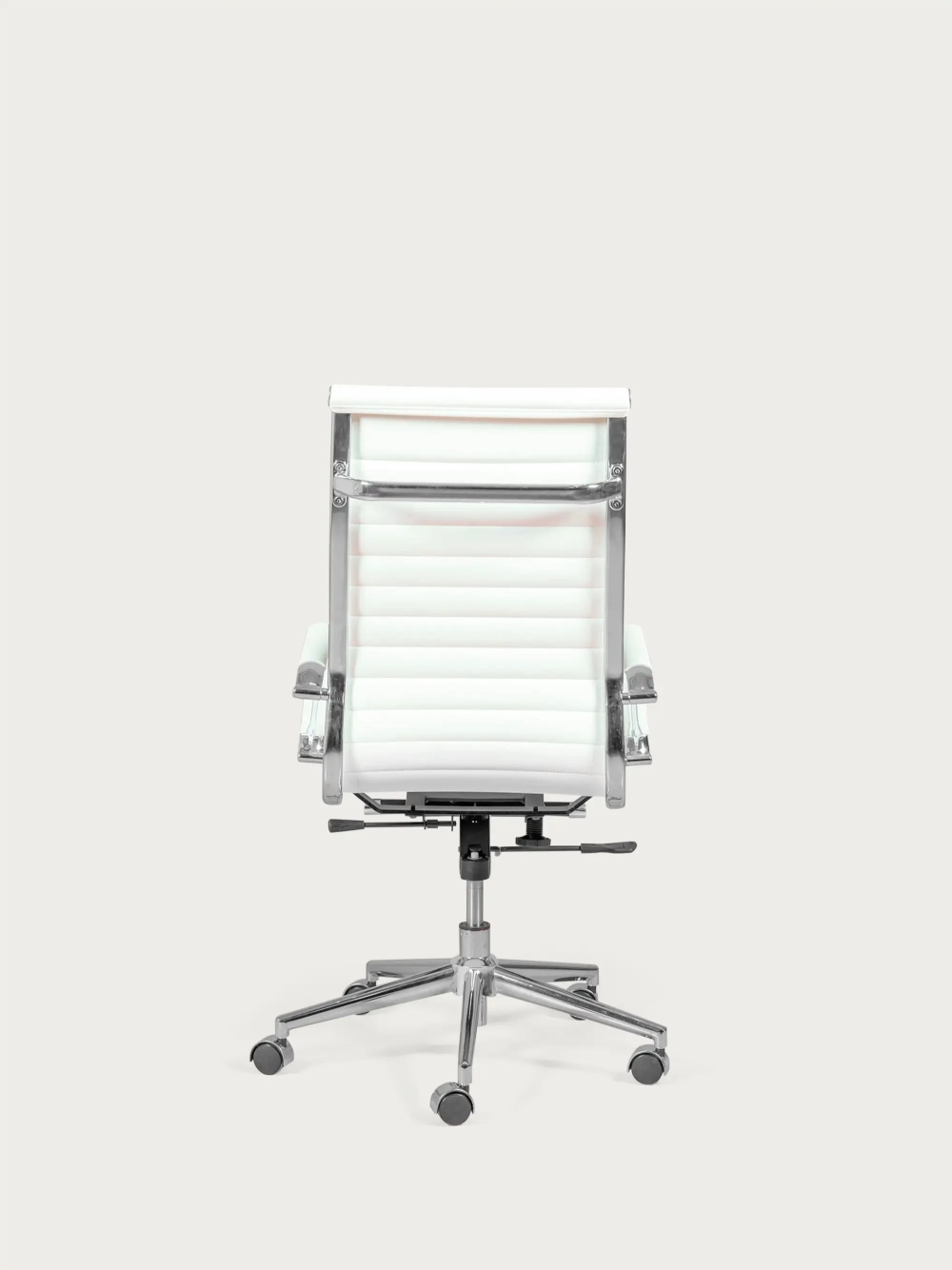 Office chair with high back upholstered in eco-leather - Alu NEST DREAM - 5
