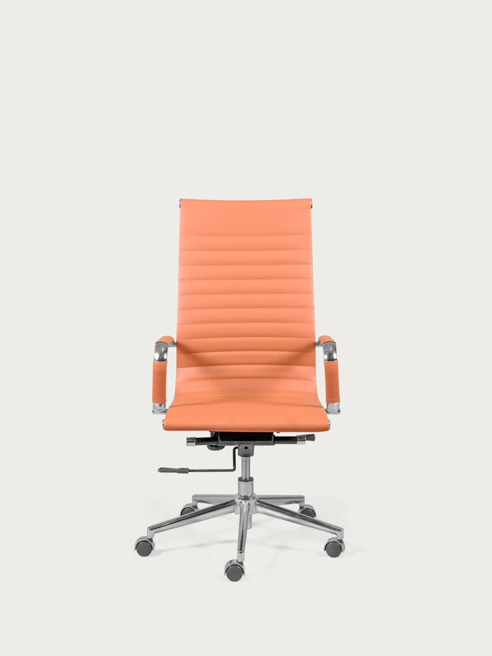 Office chair with high back upholstered in eco-leather - Alu NEST DREAM - 9