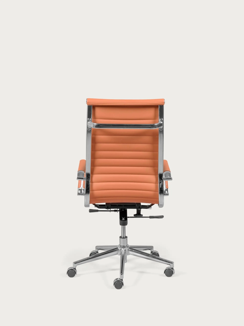 Office chair with high back upholstered in eco-leather - Alu NEST DREAM - 9