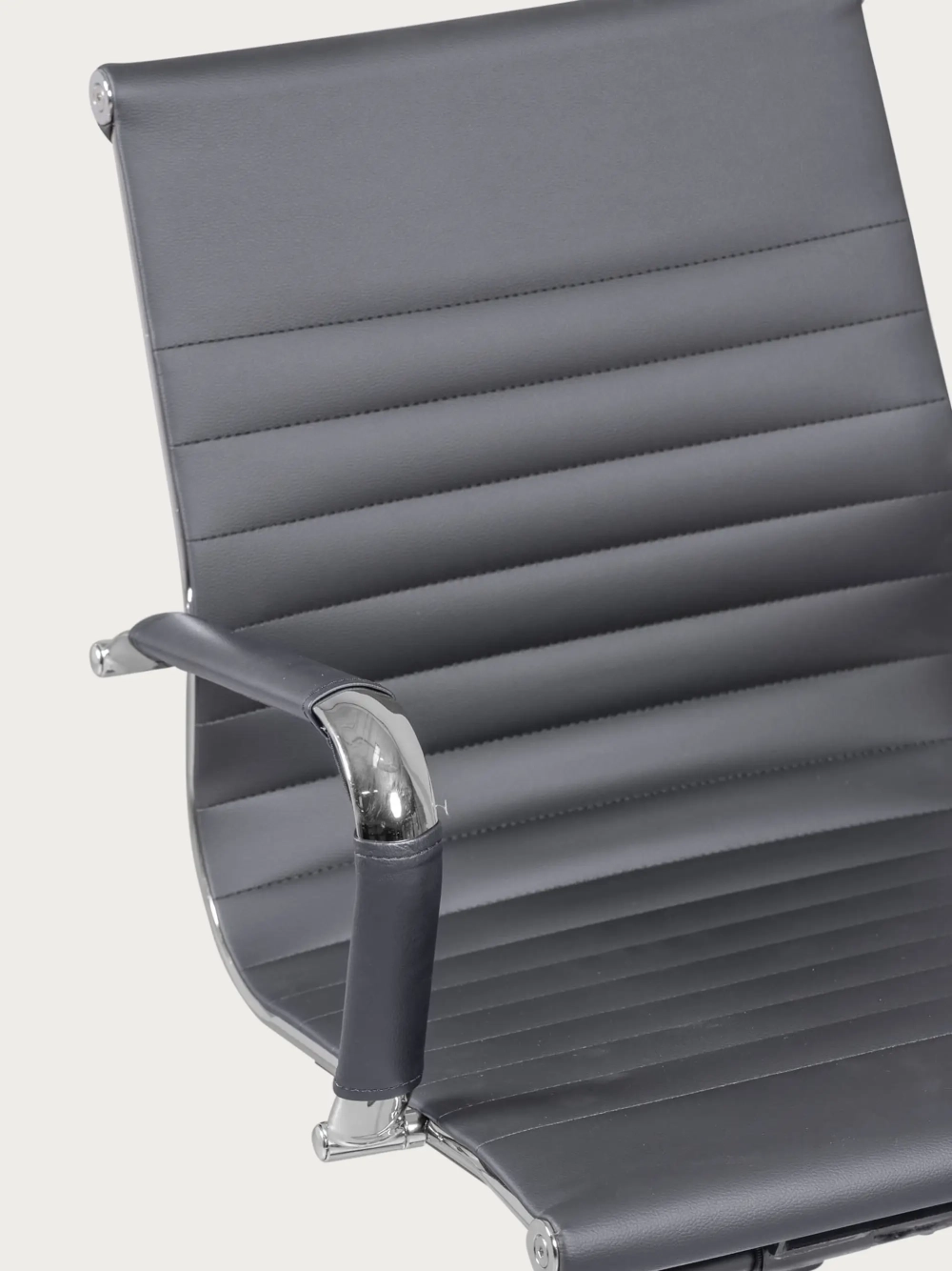 Írószék alacsony háttámlával, műbőrrel és dönthető háttámlával - Alu NEST DREAM - 1
