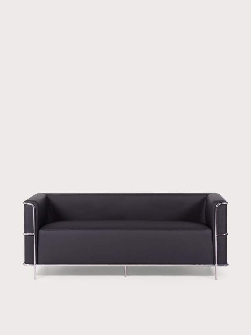 3-seater sofa in eco-leather with stainless steel frame - Torino NEST DREAM - 2
