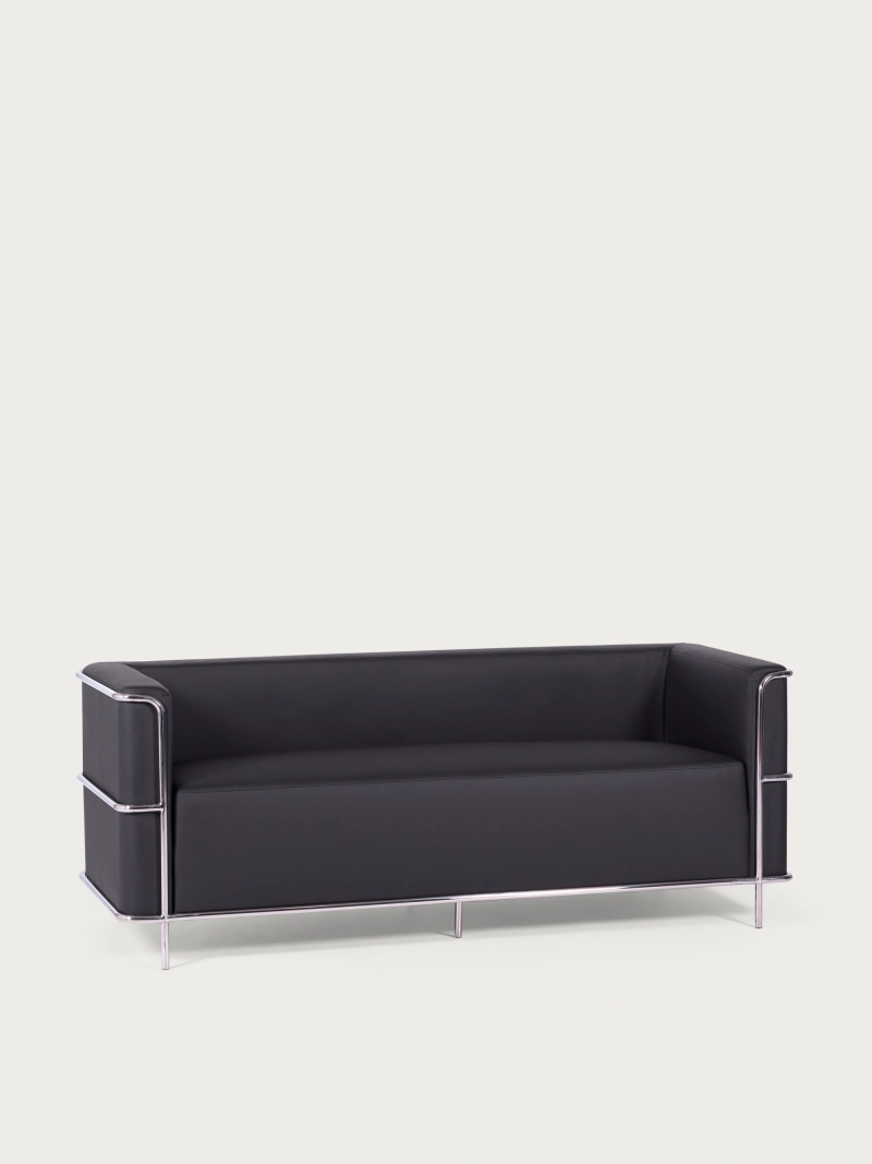3-zitsbank in ecoleder met roestvrijstalen frame - Torino NEST DREAM - 6