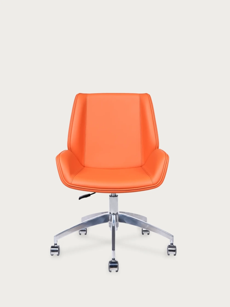 Synthetic leather upholstered office chair - Nordic Colors NEST DREAM - 18