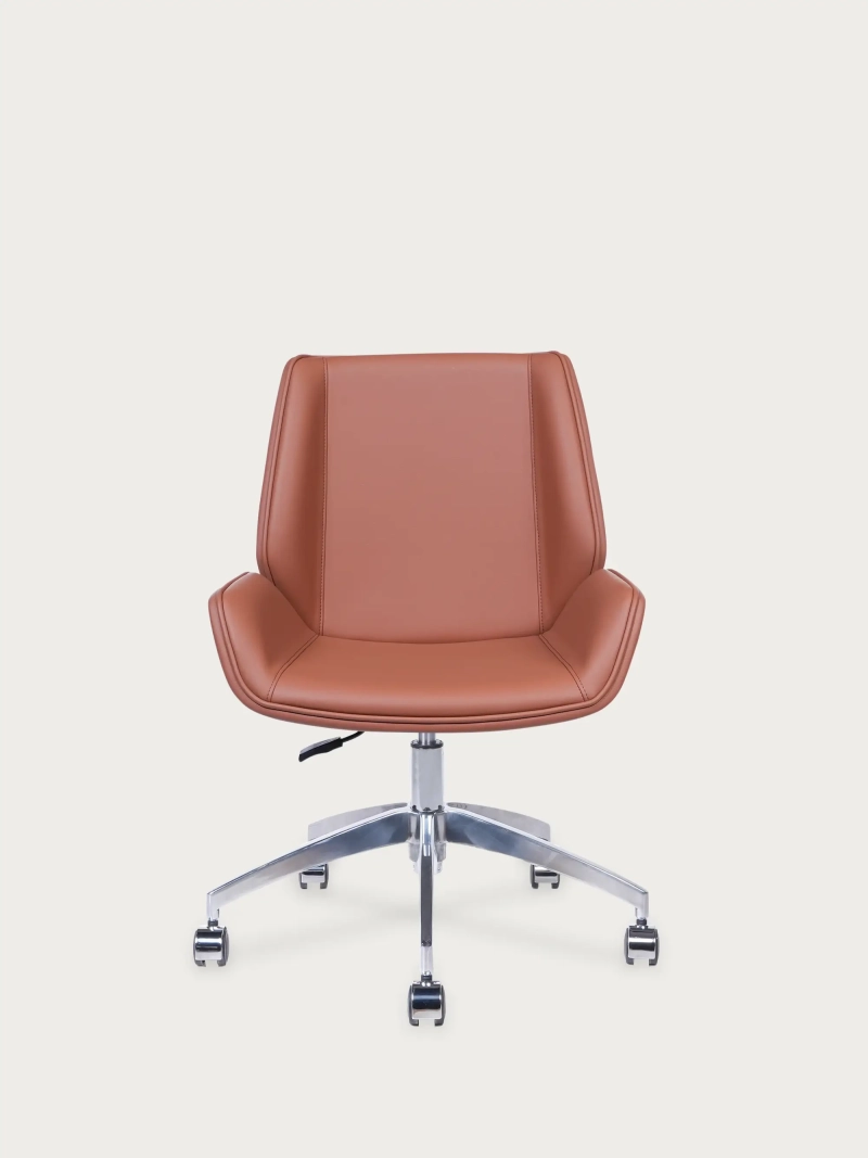 Synthetic leather upholstered office chair - Nordic Colors NEST DREAM - 2