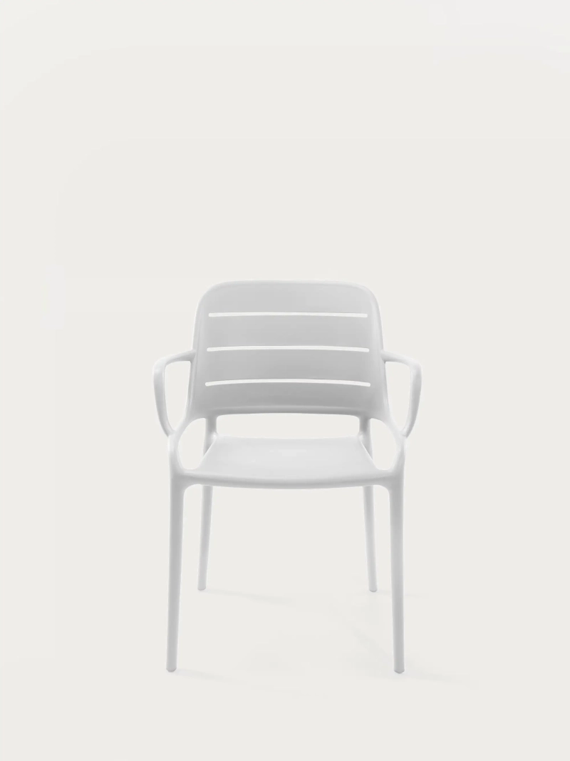 Plastic chair with armrests suitable for outdoor use - Sunset NEST DREAM - 41