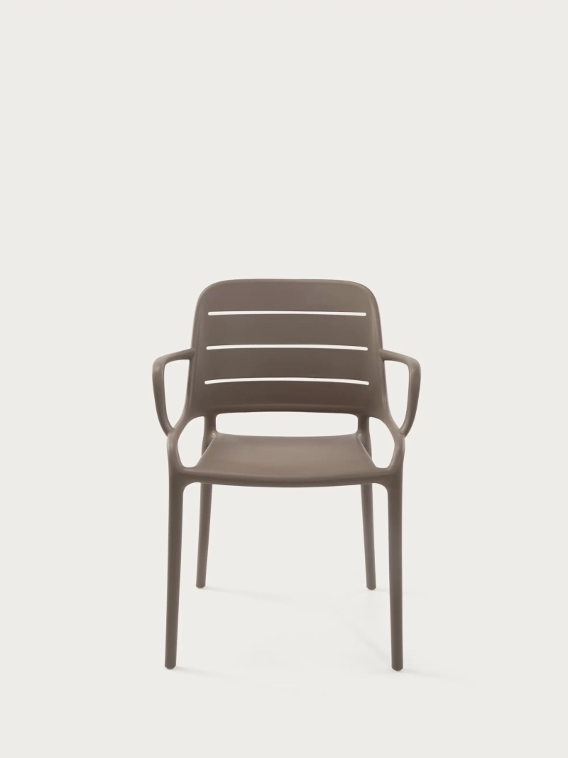 Plastikowe krzesło z podłokietnikami do użytku na zewnątrz - Sunset NEST DREAM - 34