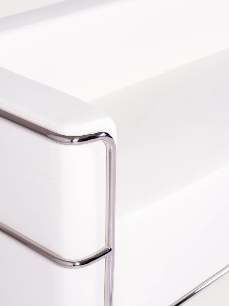 Divano a 3 posti in ecopelle con struttura in acciaio inox - Torino NEST DREAM - 28