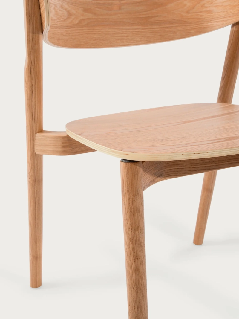 Dining chair in natural ash wood - Notorius NEST DREAM - 1