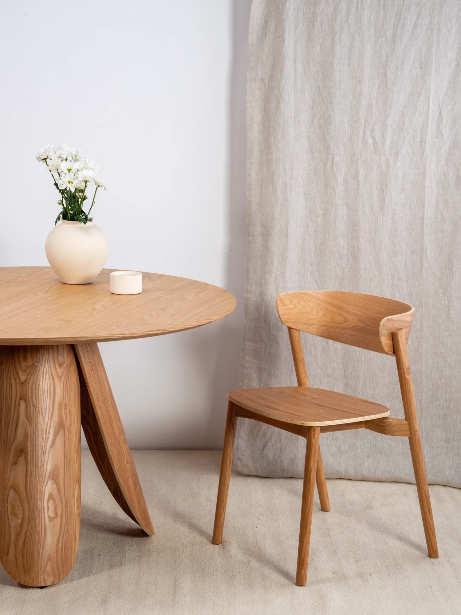 Silla de comedor en madera de fresno natural - Notorius NEST DREAM - 1
