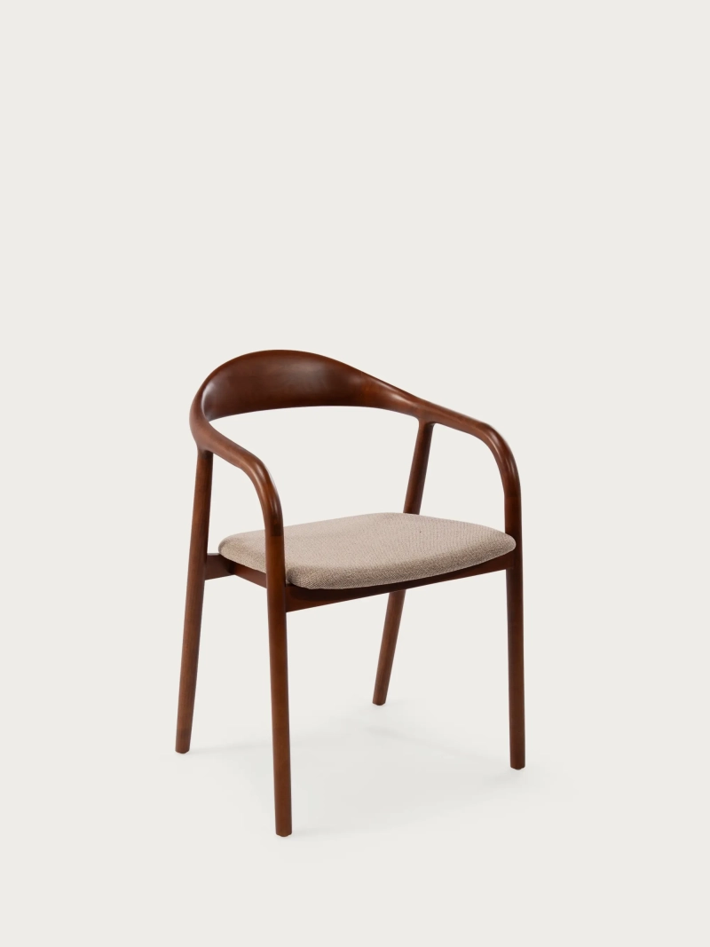 Nordic design wooden chair with upholstered cushion for living room - Warsow NEST DREAM - 10