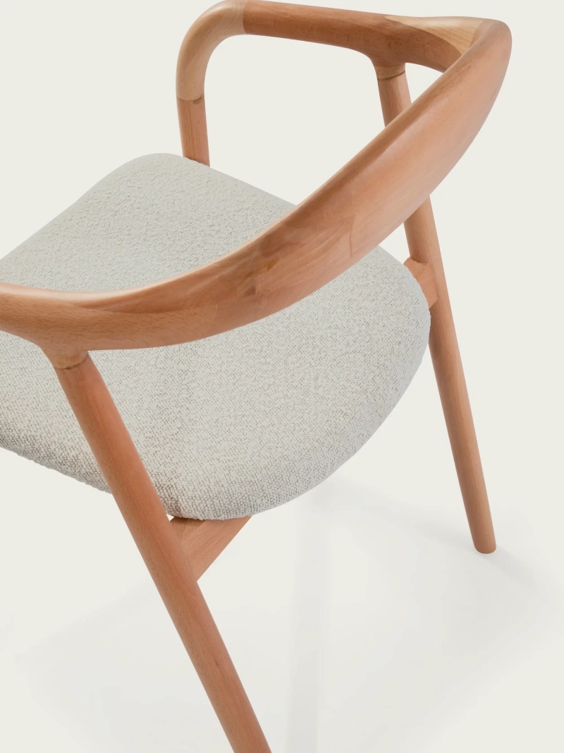 Sedia in legno con cuscino imbottito - Warsow NEST DREAM - 1