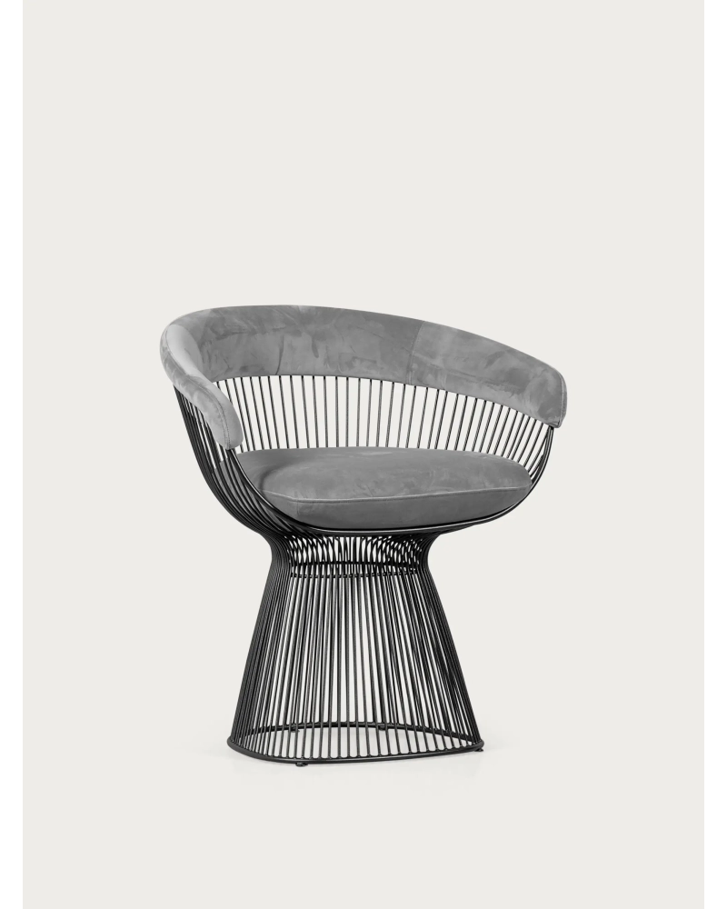 Sillón de diseño tapizado en terciopelo y estructura de acero - Albert NEST DREAM - 7
