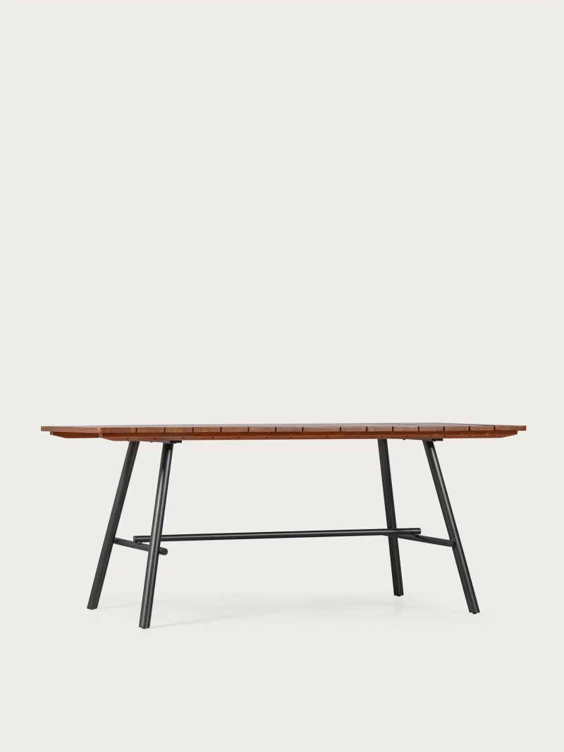 High-End Teollisuuspöytä (180x90cm) - High-End Industrial Solid Teak Wood Table (180x90cm) - Fare NEST DREAM - 6