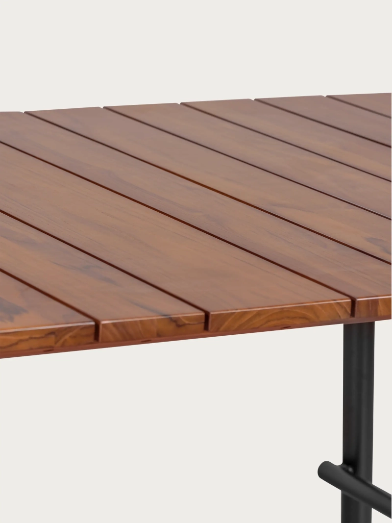 High-End Teollisuuspöytä (180x90cm) - High-End Industrial Solid Teak Wood Table (180x90cm) - Fare NEST DREAM - 3