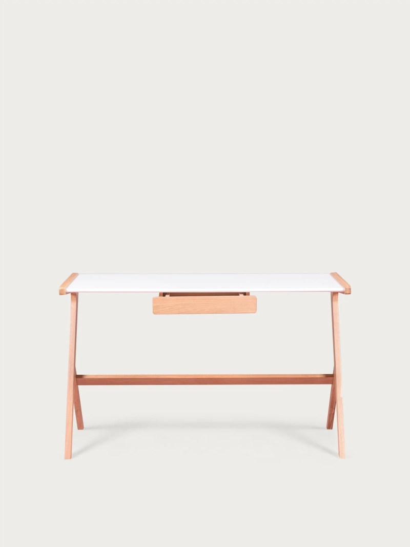 Minimalistyczne biurko z centralną szufladą - Seattle NEST DREAM - 8