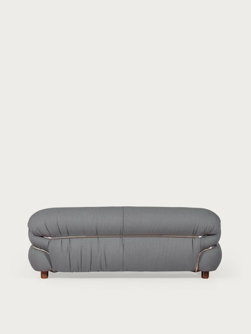 Dwuosobowa sofa tapicerowana tkaniną Sherpa - Olympia NEST DREAM - 1