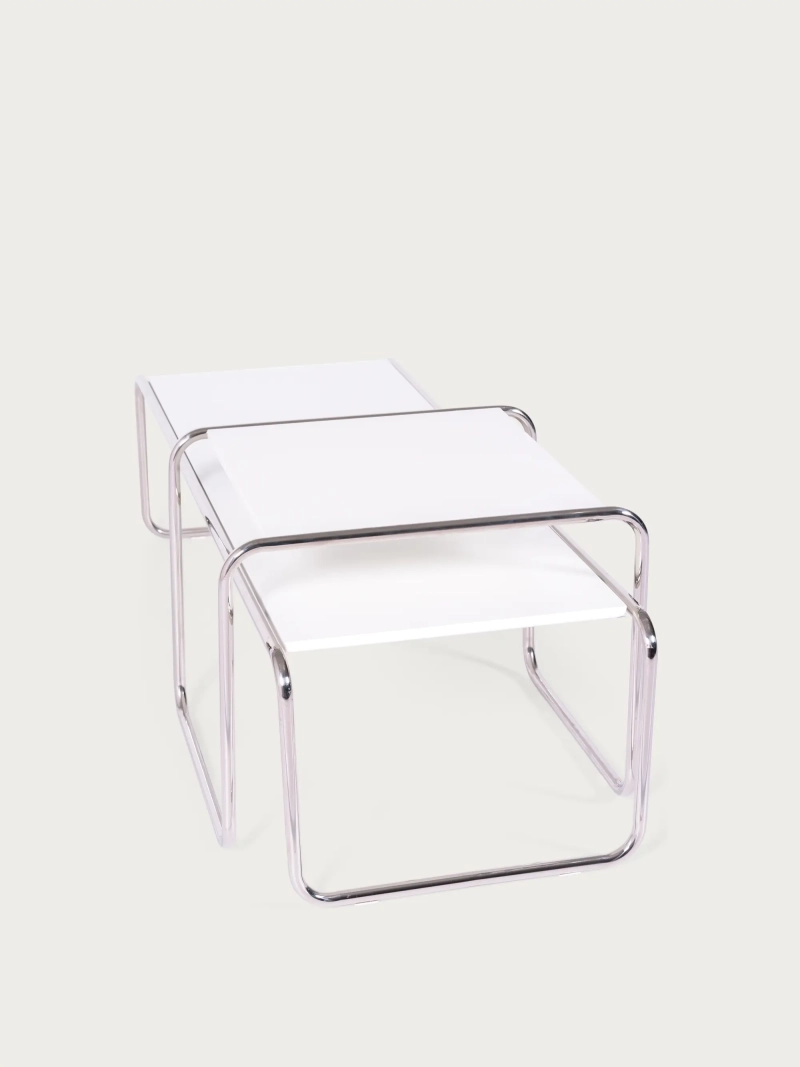 Moderná dizajnová súprava konferenčného a príručného stolíka - Torino NEST DREAM - 15