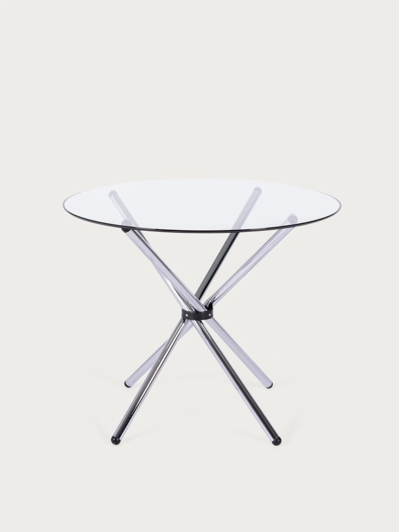 Round glass kitchen table (90cm) - Round NEST DREAM - 1