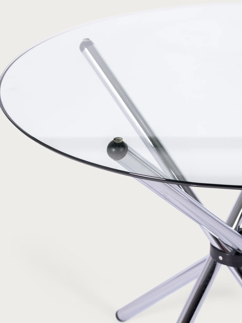 Round køkkenbord i glas (90 cm) - Round NEST DREAM - 1