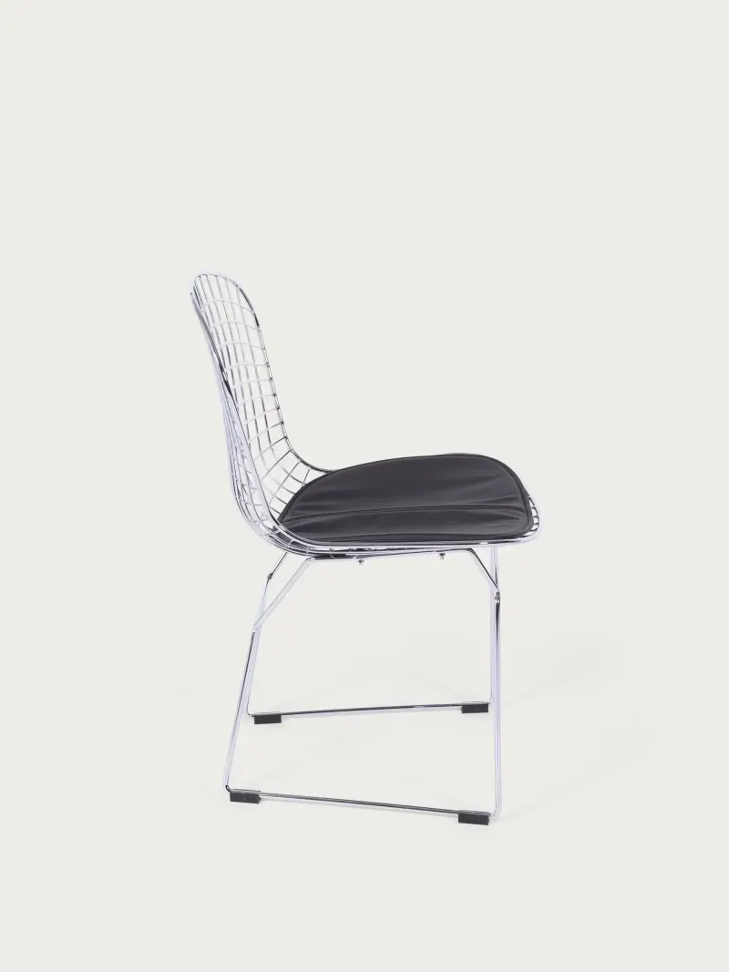Silla de comedor ergonómica de acero inoxidable - Berta NEST DREAM - 1