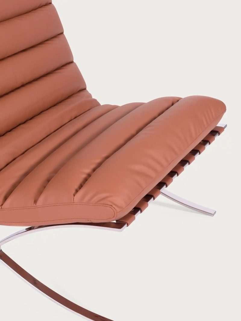 Design fotel rozsdamentes acélból és műbőrből - Torino NEST DREAM - 9