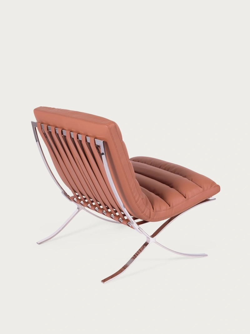 Design fotel rozsdamentes acélból és műbőrből - Torino NEST DREAM - 9