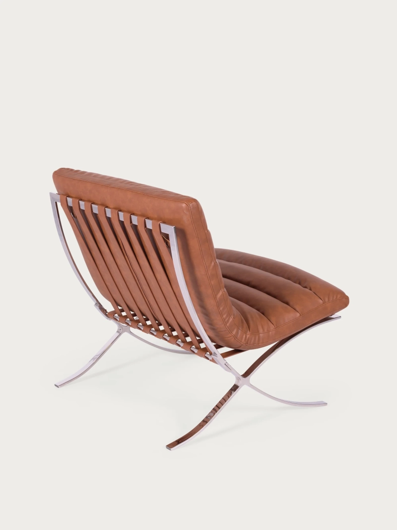 Design fotel rozsdamentes acélból és műbőrből - Torino NEST DREAM - 31
