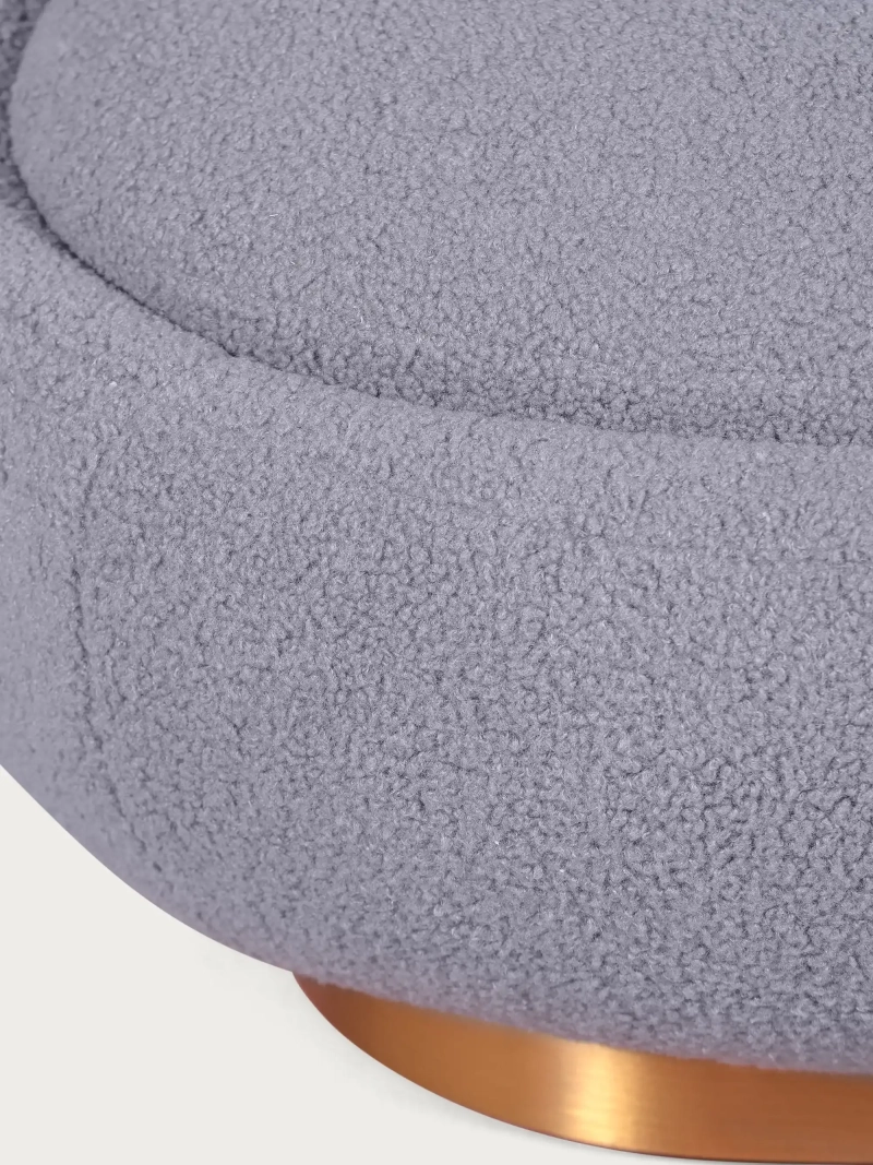 Design drejelig lænestol betrukket med bomuld - Corsica NEST DREAM - 3