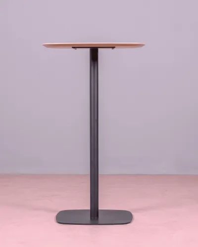 Hoge tafel voor bar in industriële stijl, 106cm hoog en 60x60cm | Geen verzendkosten