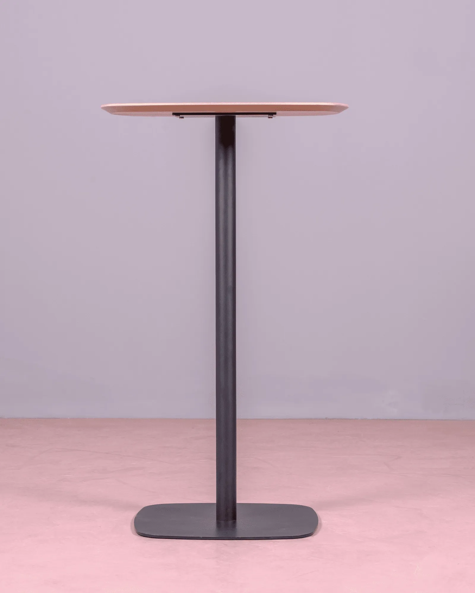 High table for industrial style bar, 106cm high and 60x60cm | Free Shipping