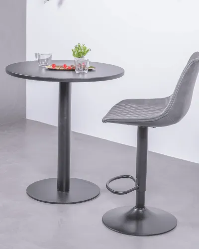 Seville high table in steel for bar or restaurant | Free shipping!