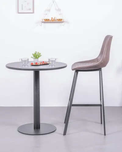 Seville high table in steel for bar or restaurant | Free shipping!