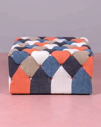 Patchwork-gepolsterter Couchtisch | Chesterfield-Sammlung