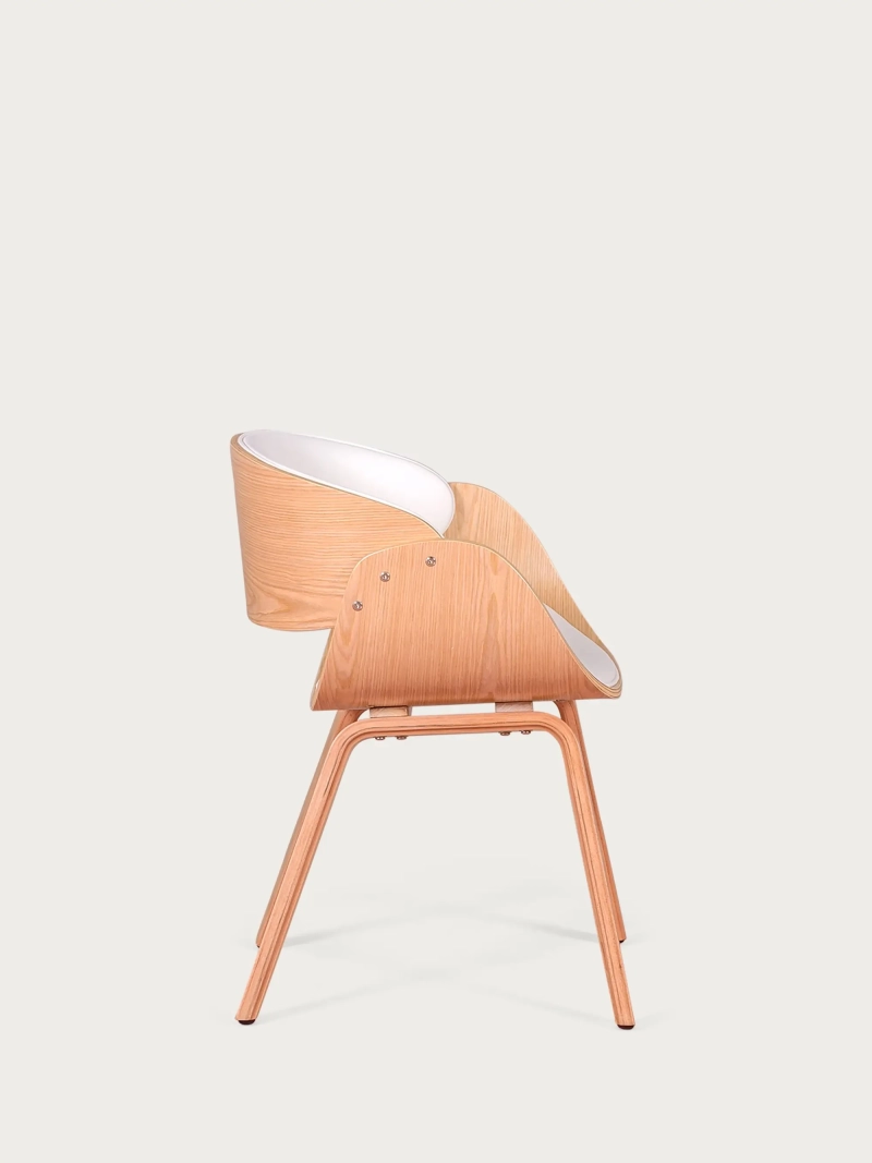 Nordic világos juharfa szék műbőr párnával - Burrow S NEST DREAM - 2
