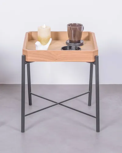 Conjunto de Mesa Lateral Nórdico Earth | Frete grátis e garantia de 5 anos