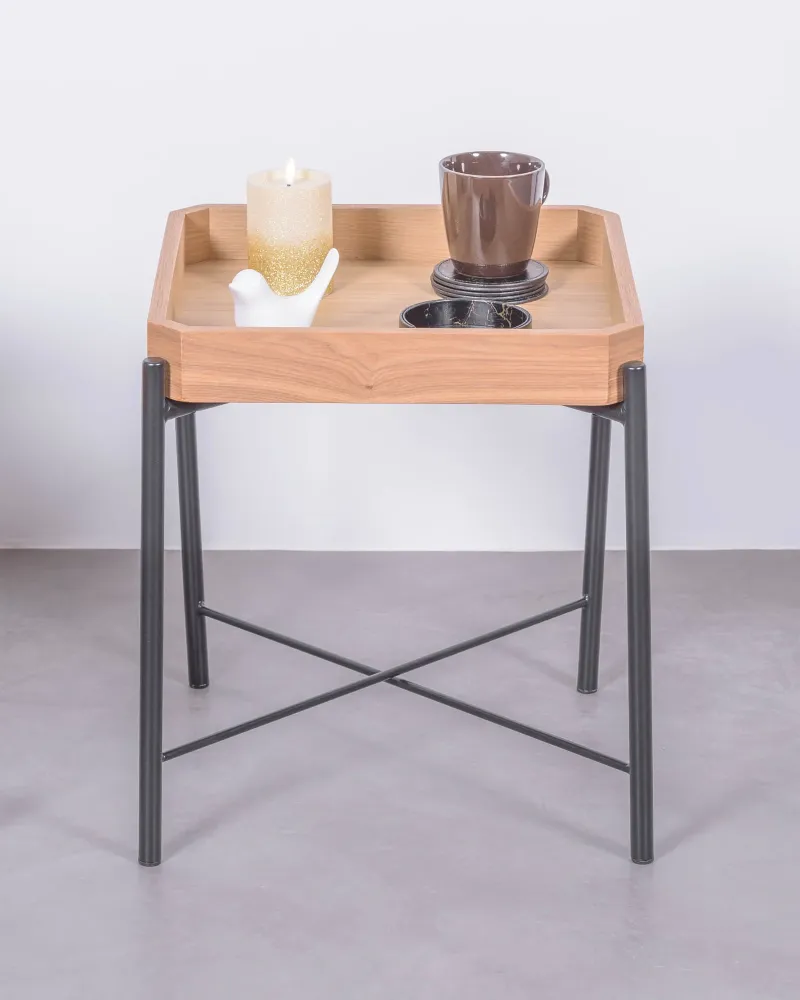 Conjunto de Mesa Lateral Nórdico Earth | Frete grátis e garantia de 5 anos