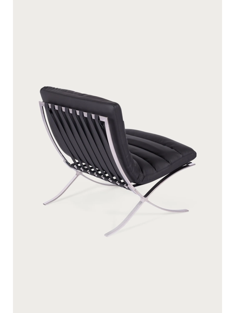 Design nojatuoli ruostumatonta terästä ja keinonahkaa - Torino NEST DREAM - 1