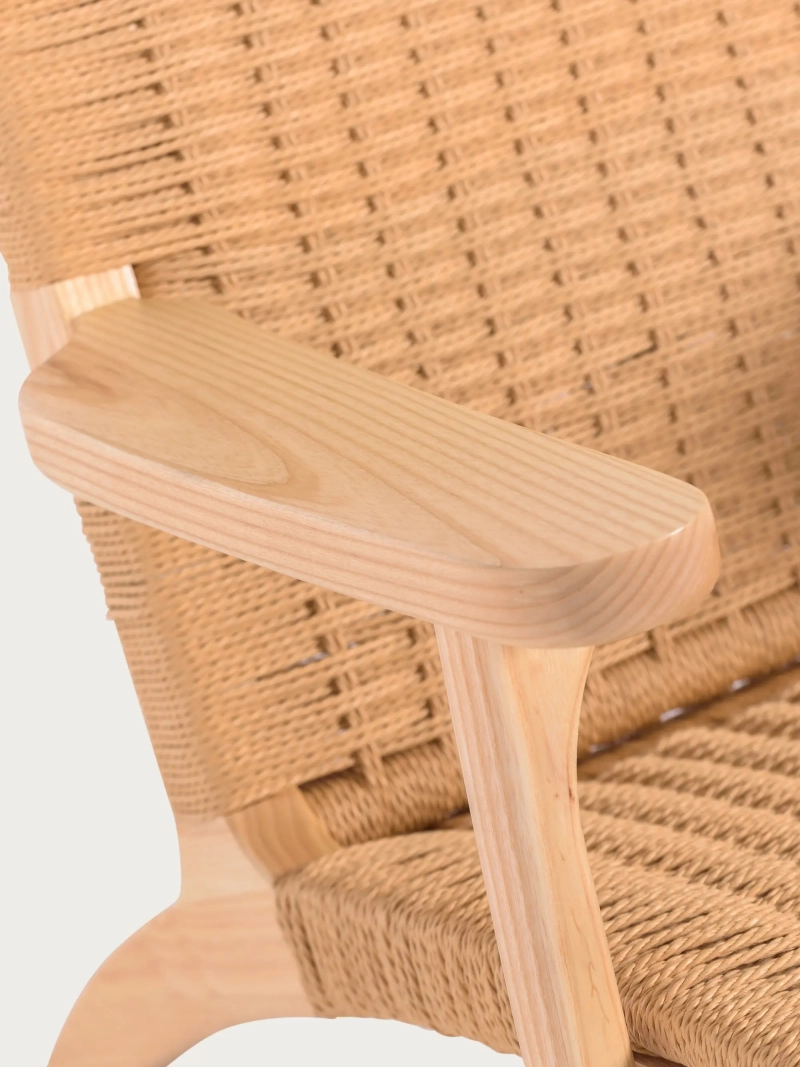 Handgefertigter Sessel aus natürlichem Eschenholz - Catani NEST DREAM - 1