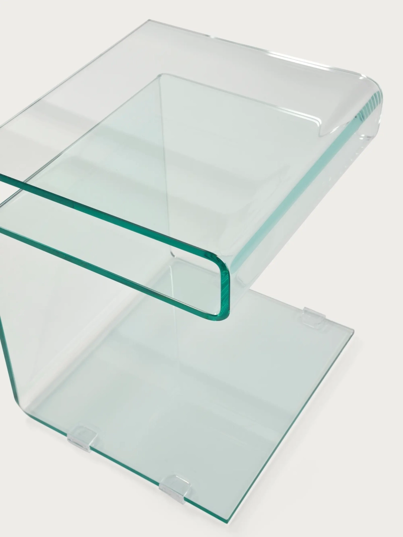 S-formet sidebord i glas Ice NEST DREAM - 9