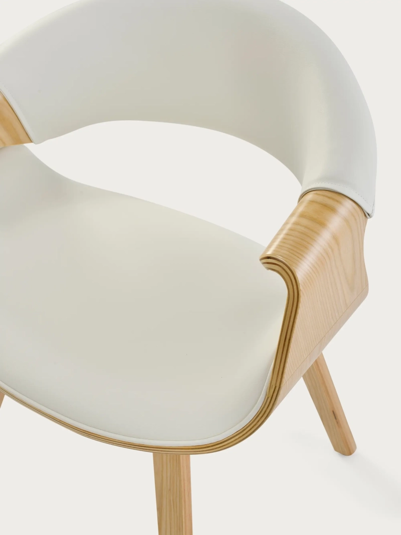 Scaun nordic din lemn de arțar cu pernă - Burrow Z NEST DREAM - 5