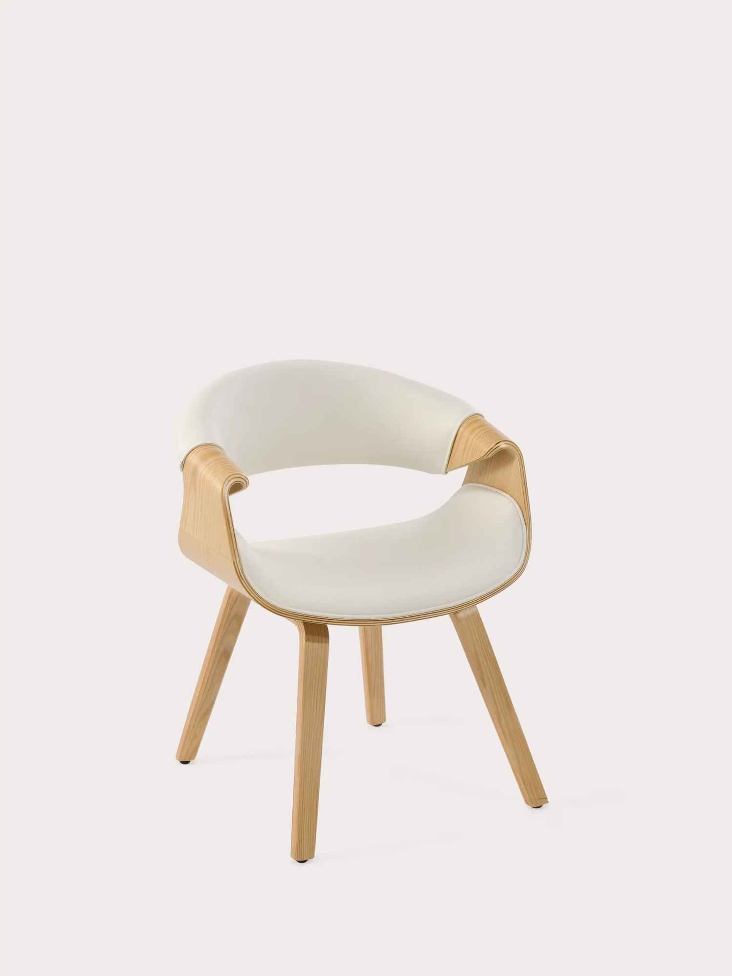 Nordic maple wood chair with cushion - Burrow Z NEST DREAM - 1
