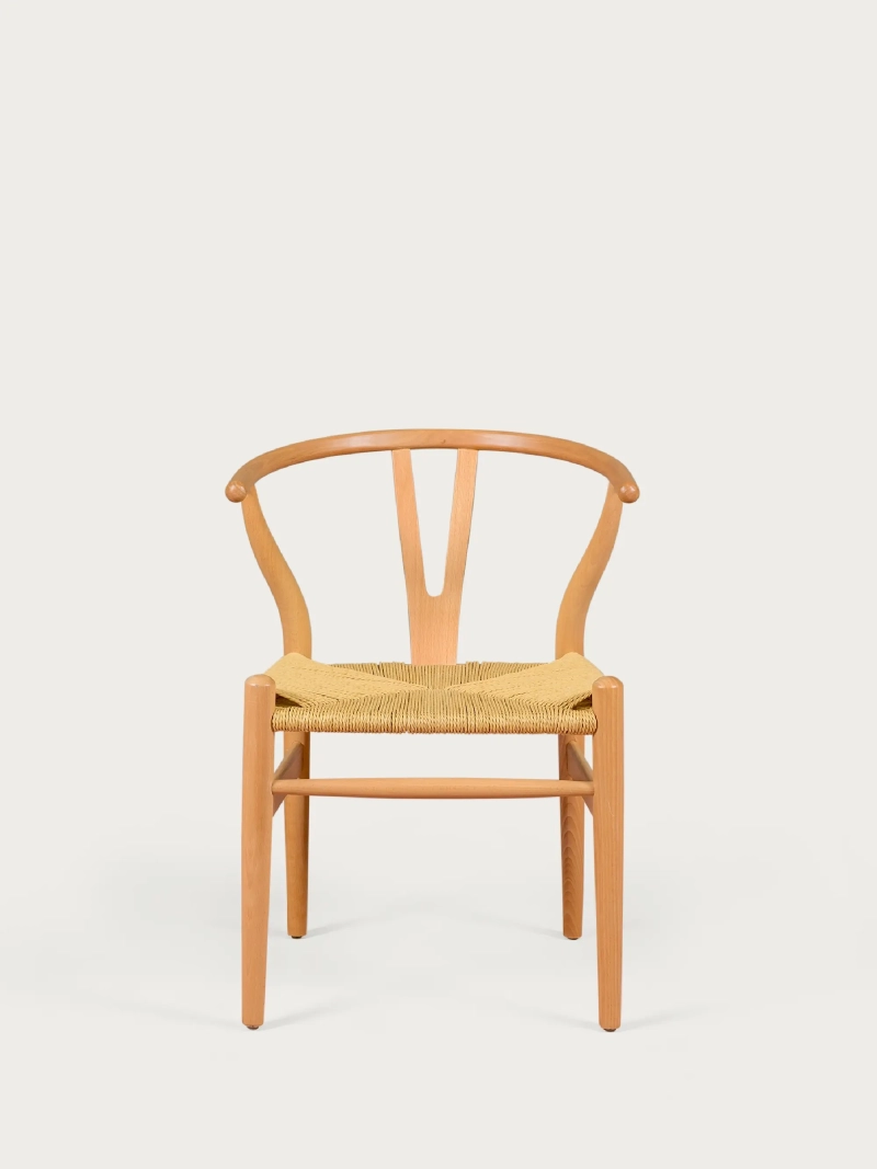 Scaun scandinav din lemn de fag natural și frânghie ecologică - Wish NEST DREAM - 6